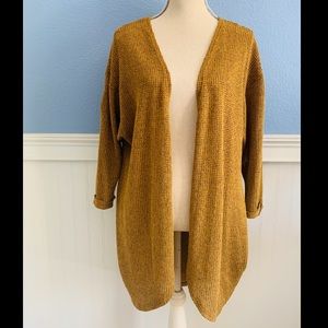 Mustard Yellow Long Overall/Cover-Up size (M)